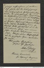 Nachlass Franz Steindachner, Brief von Arthur Diósy an Franz Steindachner (26.06.1883), Inv.Nr. 107.01, Seite 4